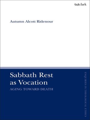 cover image of Sabbath Rest as Vocation